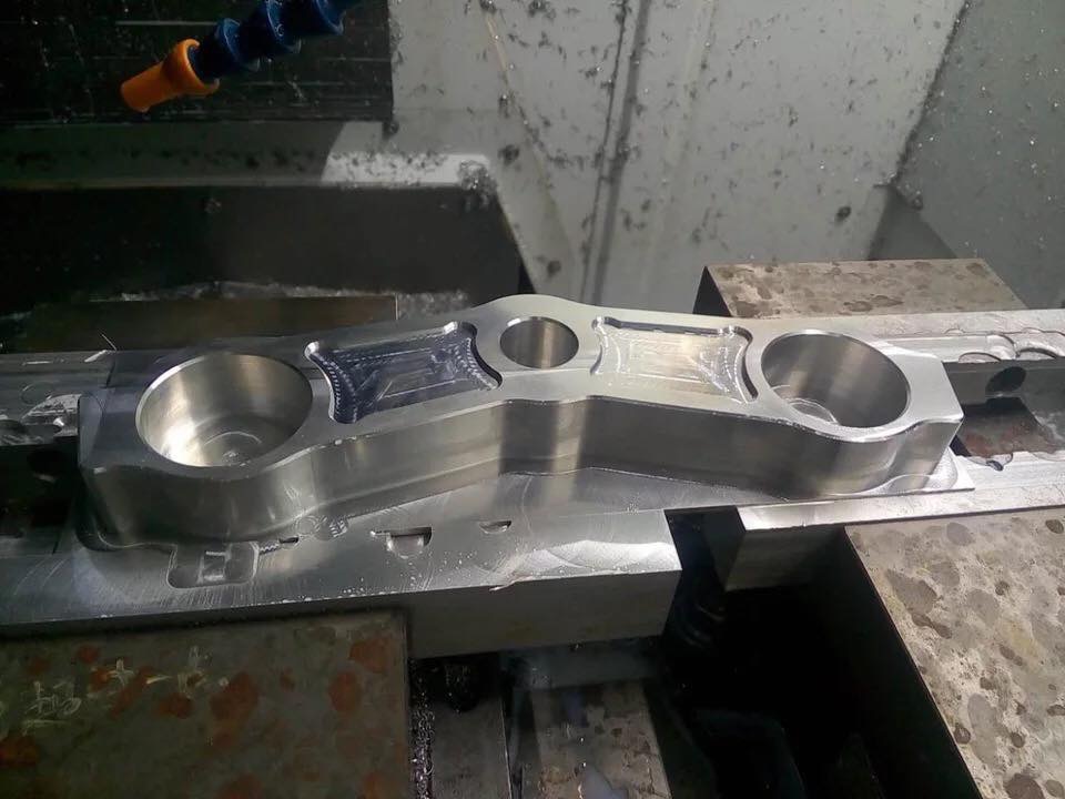 CNC Machined Motorcycle Triple Clamps Set