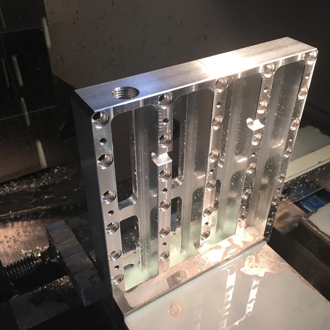 Milling the billet structure 