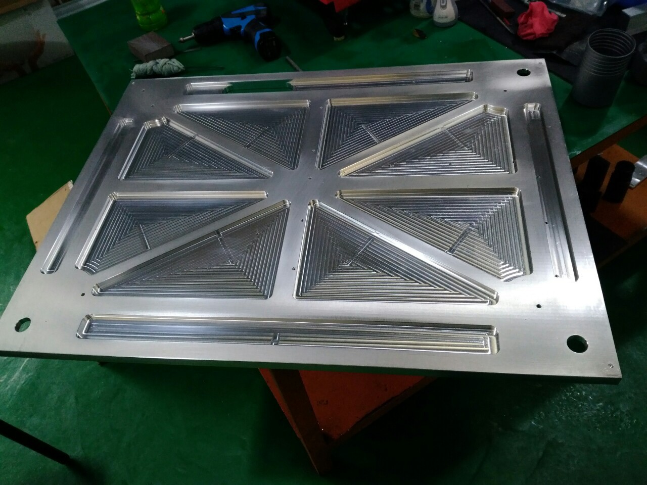 CNC machined Aluminum Motorsport Brace Plates